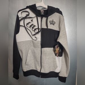 Black and Gray Hoodie